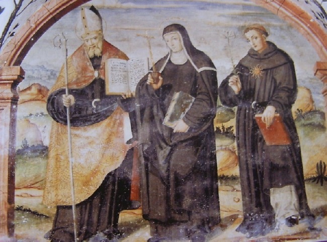 Agostino e santa Chiara da Montefalco