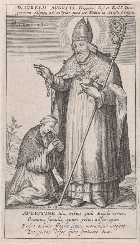 Agostino consegna la regola