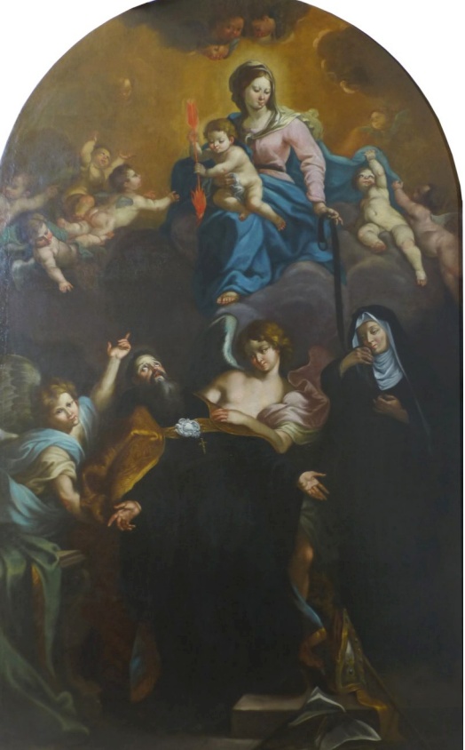 La Madonna della Cintura con i santi Agostino e Monica