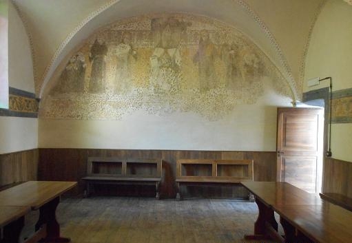 S. Agostino in cattedra attorniato da monaci agostiniani