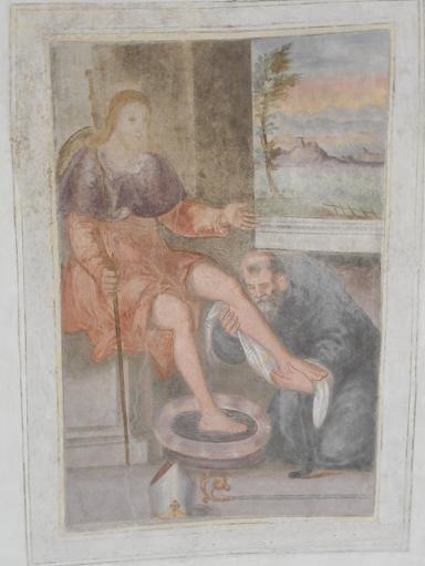 S. Agostino e il Cristo pellegrinoe