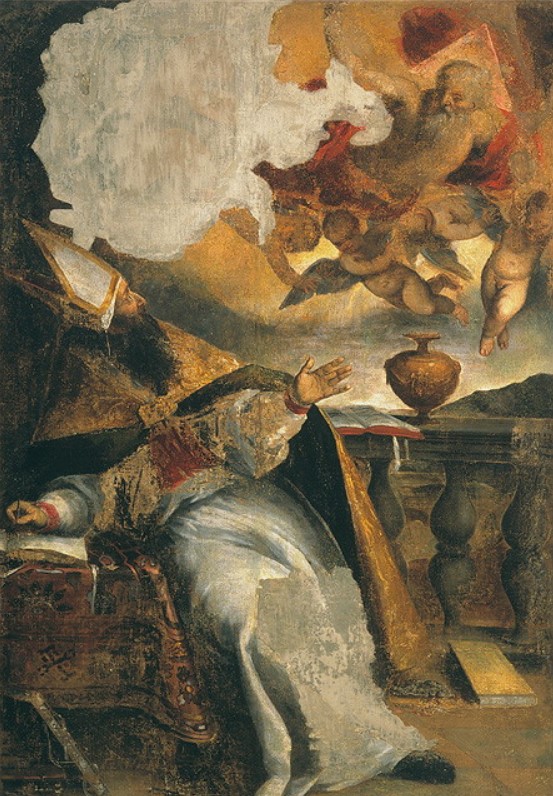 La Trinità appare ad Agostino