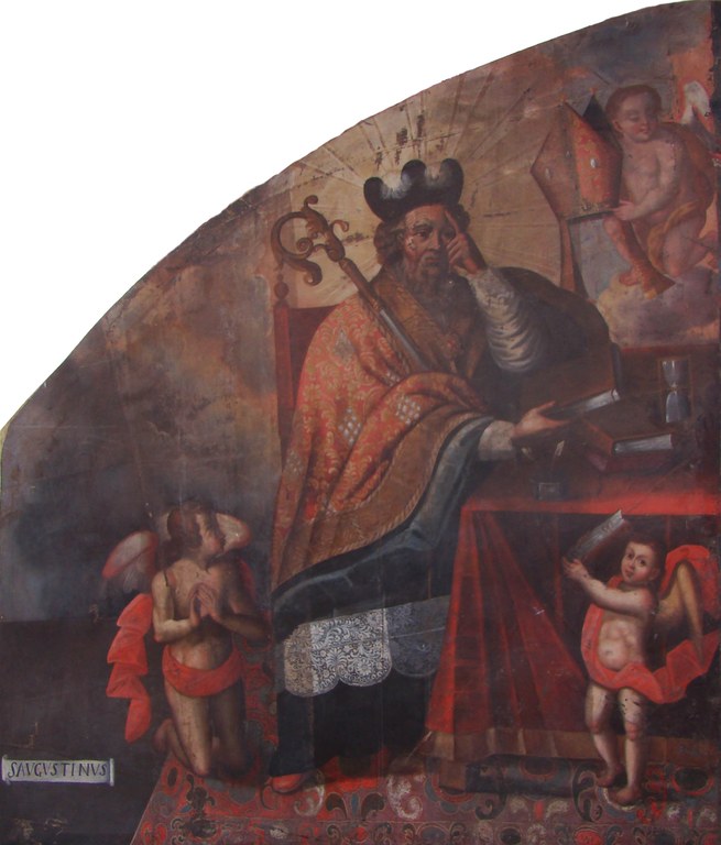 Agostino nel suo studio