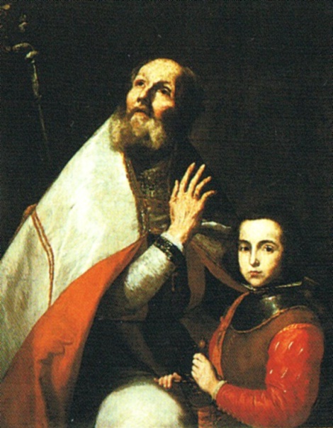 Agostino protegge un paggio spagnolo