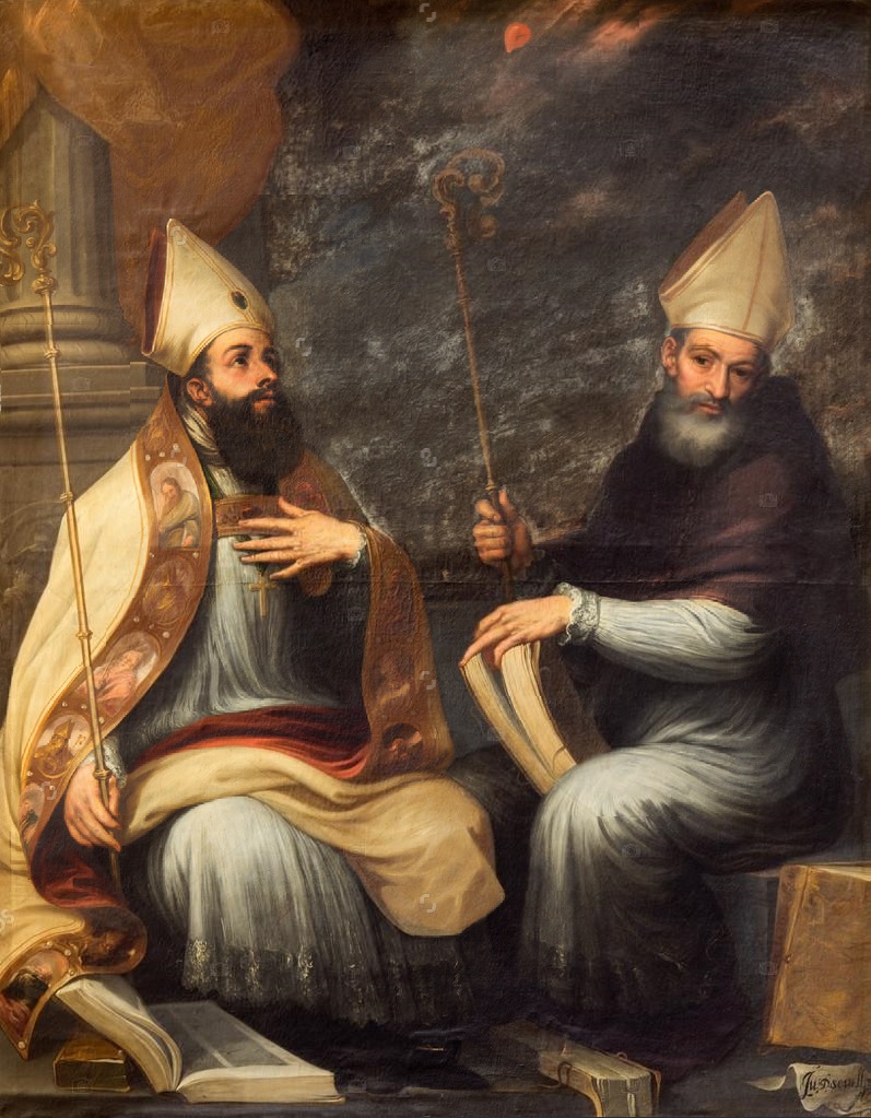 Sant'Agostino e sant'Ambrogio