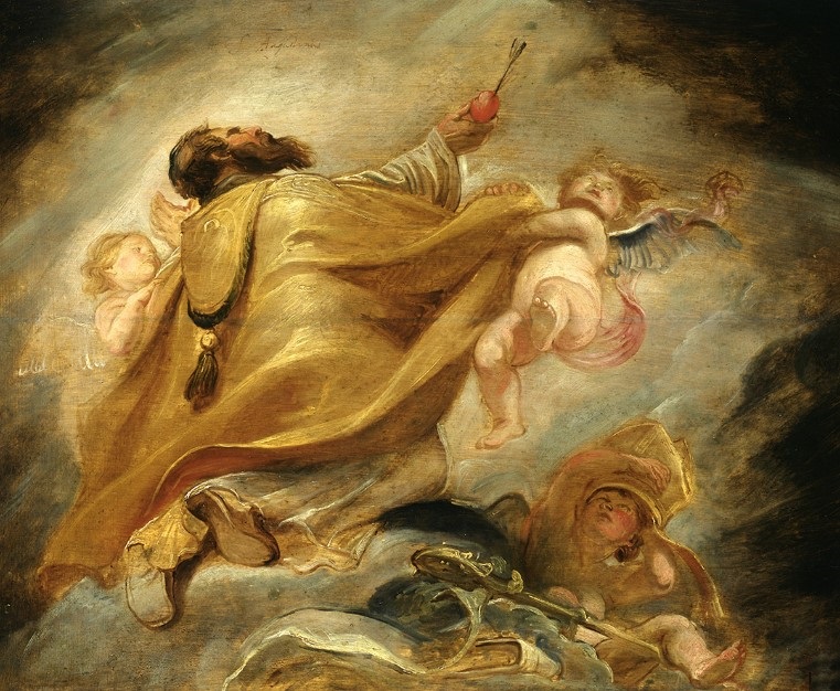 Agostino con il cuore trafitto