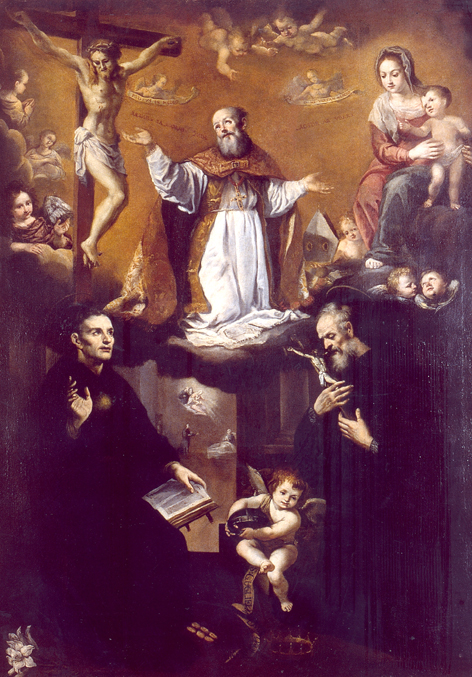 S. Agostino tra il sangue di Cristo e il latte della Vergine