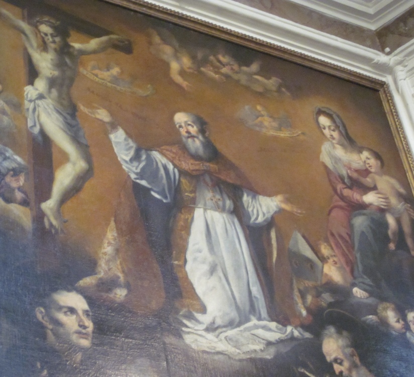 S. Agostino tra il sangue di Cristo e il latte della Vergine