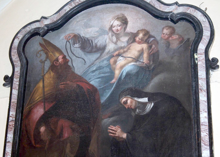 La Madonna della cintura con i santi Agostino e Monica