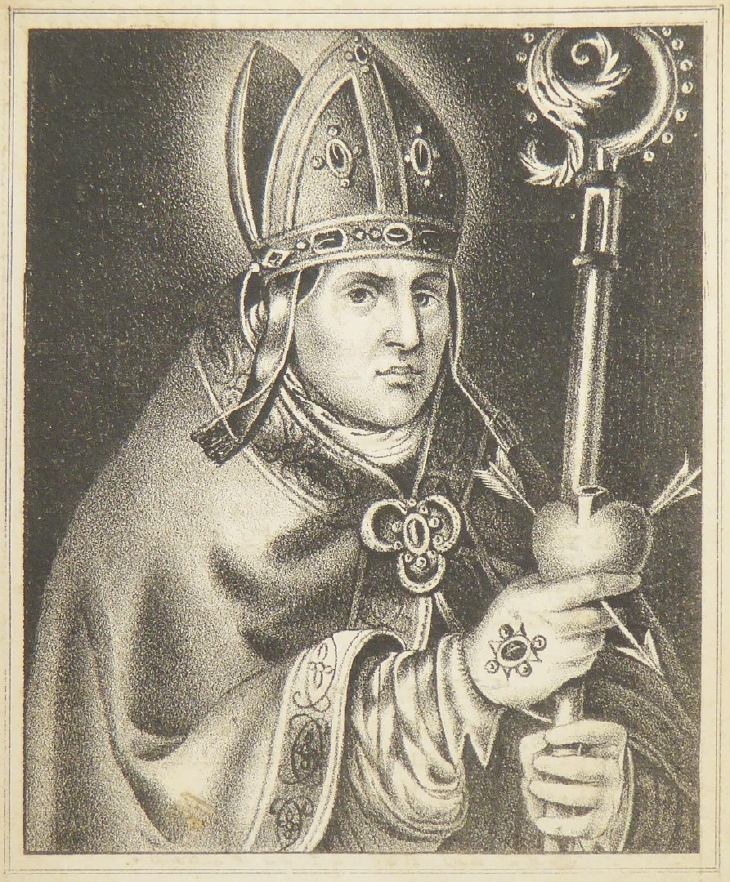 Sant'Agostino vescovo e ferito dall'amore di Cristo
