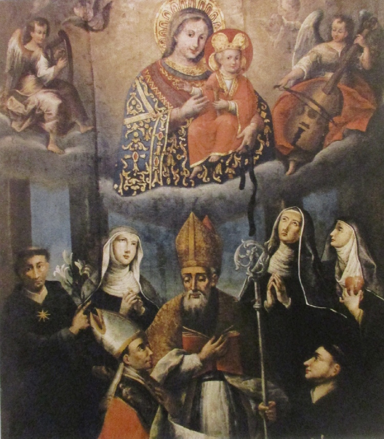 Madonna della cintura con i santi Agostino, Nicola da Tolentino, Tommaso da Villanova, Chiara da Montefalco, Monica, Rita e Guglielmo di Malavalle