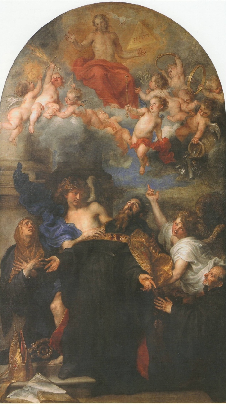 Estasi di sant'Agostino a Anversa, Museo Reale