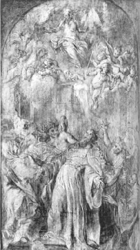 Estasi di sant'Agostino in una Collezione Privata