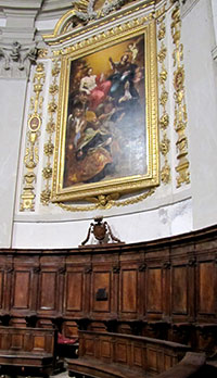 I santi Agostino e Monica con la SS. Trinità