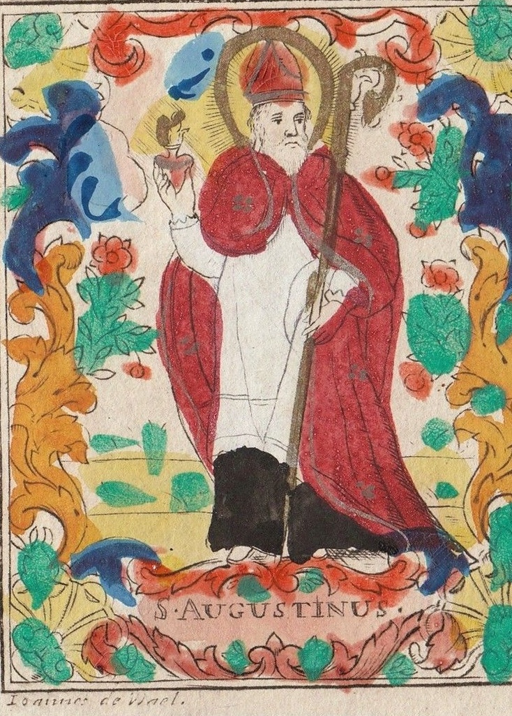 Sant'Agostino vescovo e cardioforo