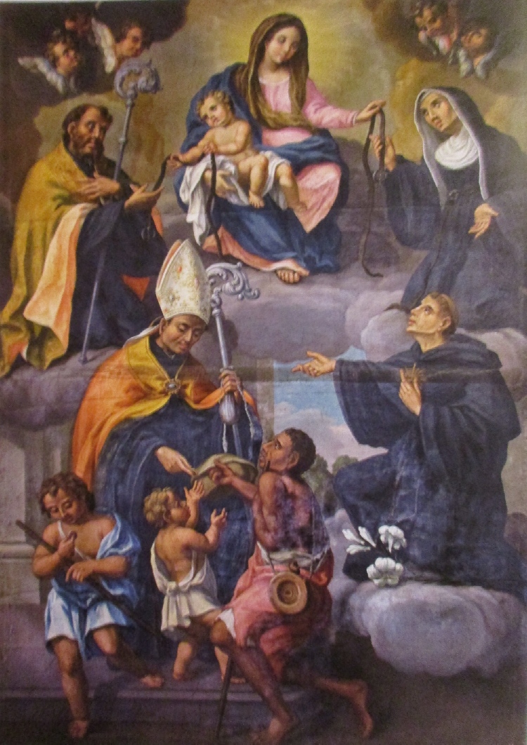 Madonna della cintura con i santi Agostino, Monica, Nicola da Tolentino e Tommaso da Villanova