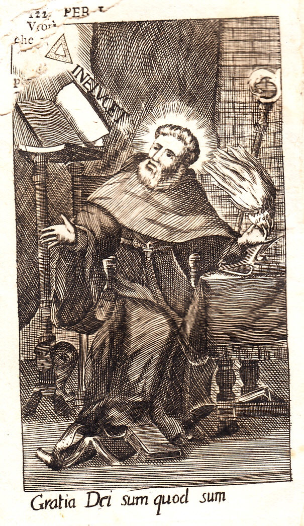 Sant'Agostino cardioforo e la Trinità