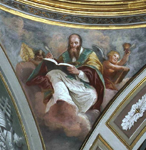 Sant'Agostino scrive le sue opere