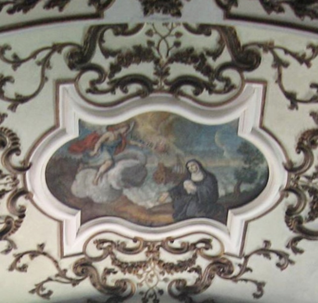 Monica consolata da un angelo alla partenza del figlio Agostino