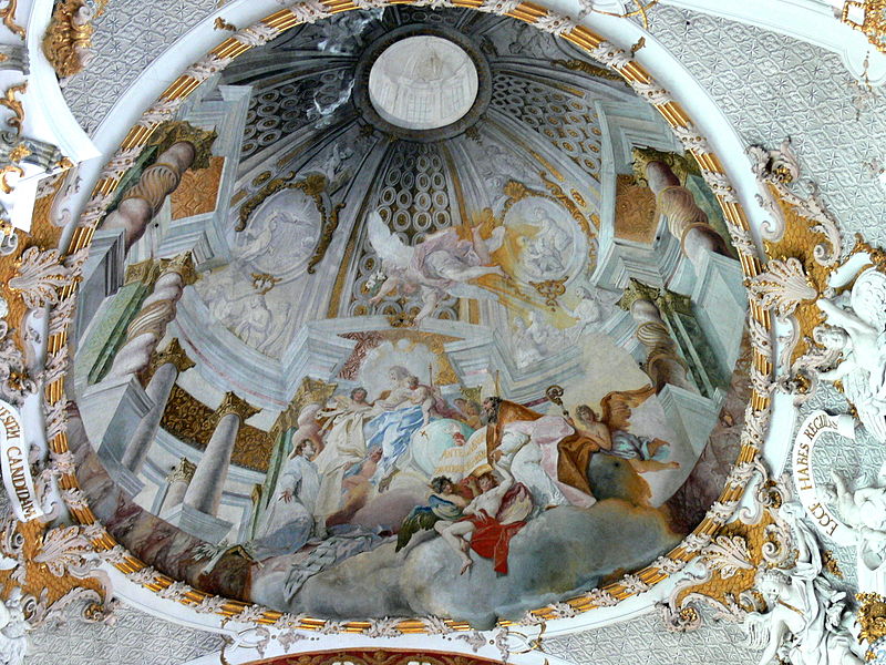 San Norberto riceve la regola da Agostino e l'abito dalla Vergine
