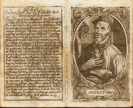 Agostino vescovo con il cuore fiammante di Johan Balt