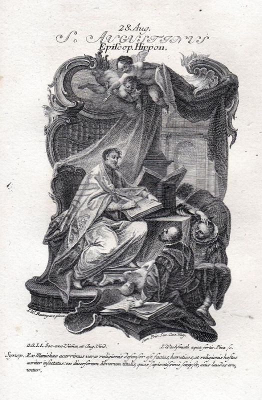 Agostino sconfigge le eresie
