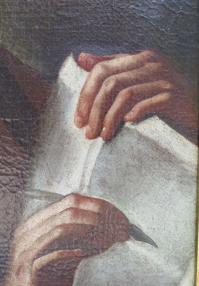 Sant'Agostino vescovo e Dottore della Chiesa scrive le sue opere