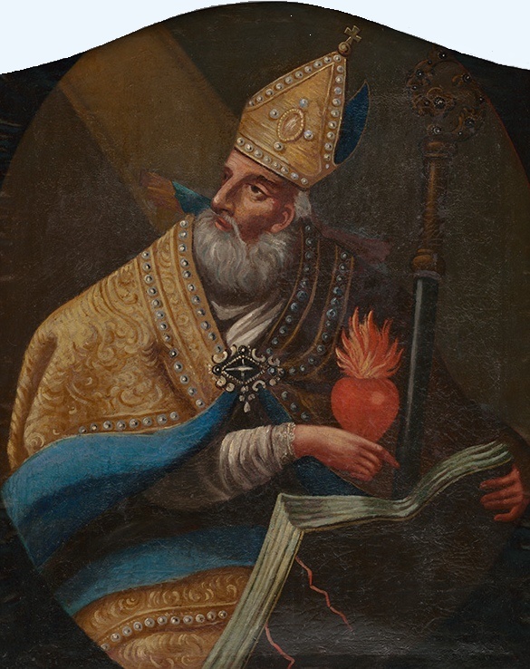 Agostino vescovo e cardioforo