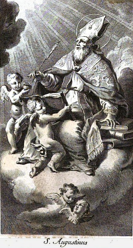Sant'Agostino scrive le Confessioni
