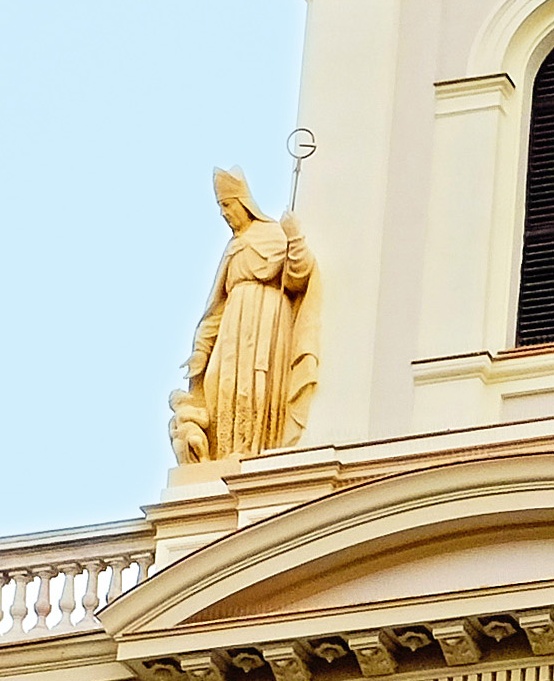 Agostino e il bambino sulla spiaggia