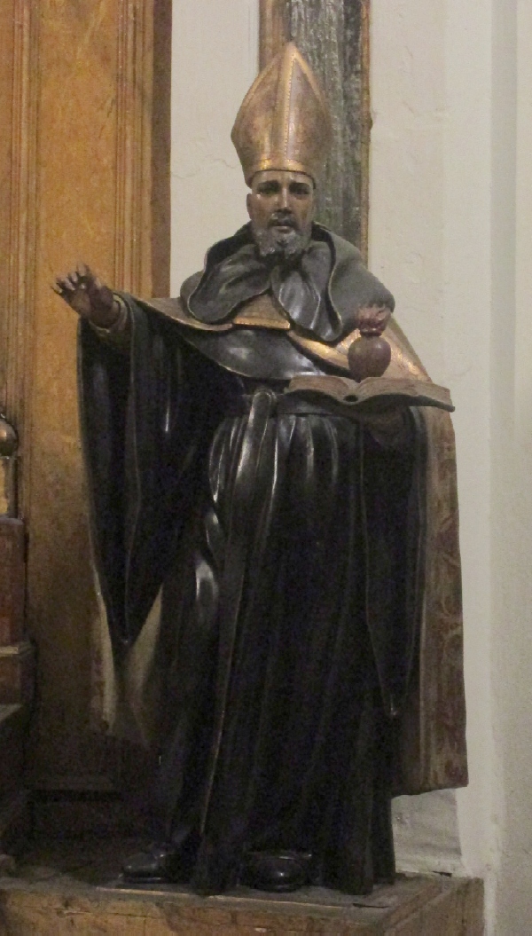 Agostino cardioforo nella chiesa di san José a Madrid