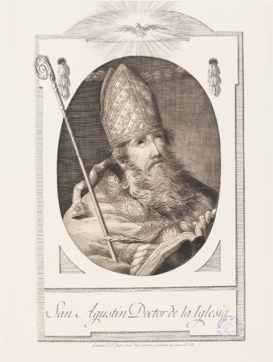 Sant'Agostino vescovo e Dottore della Chiesa