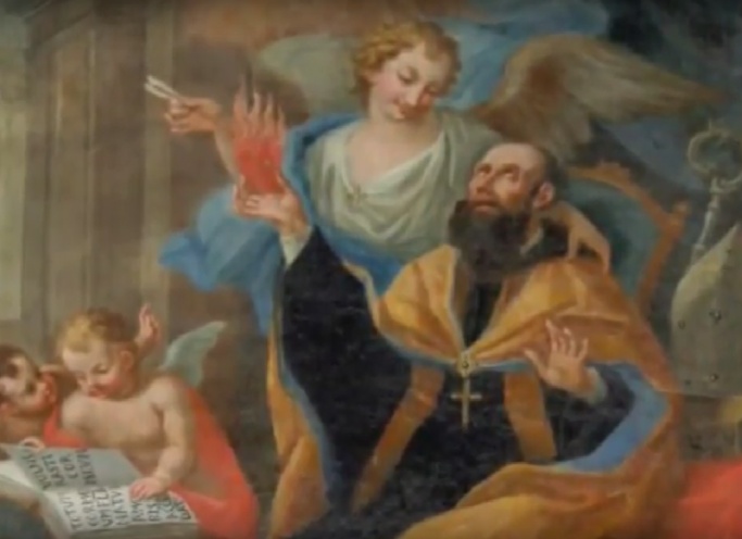 Sant'Agostino cardioforo a Centuripe, chiesa di S. Agostino