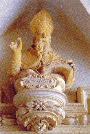 Sant'Agostino vescovo e Dottore della Chiesa nel Seminario di Lecce