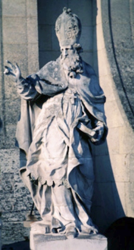 Agostino vescovo e Dottore della Chiesa di Guillaume Coustou a Versailles