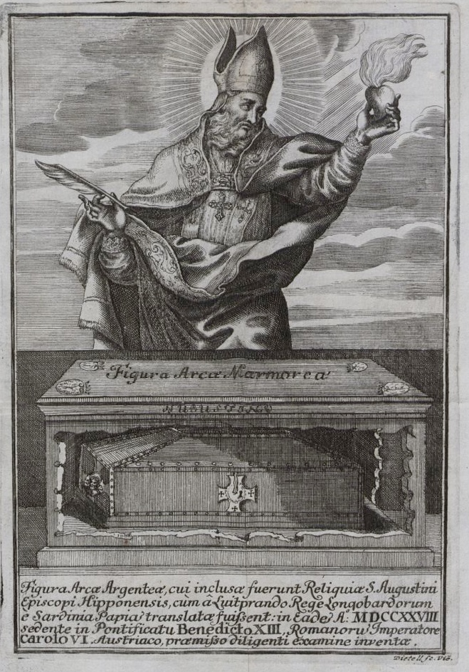 Sant'Agostino cardioforo vescovo e Dottore della Chiesa