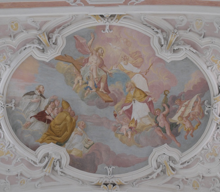 Agostino raccomanda il monastero di Rebdorf alla Trinità