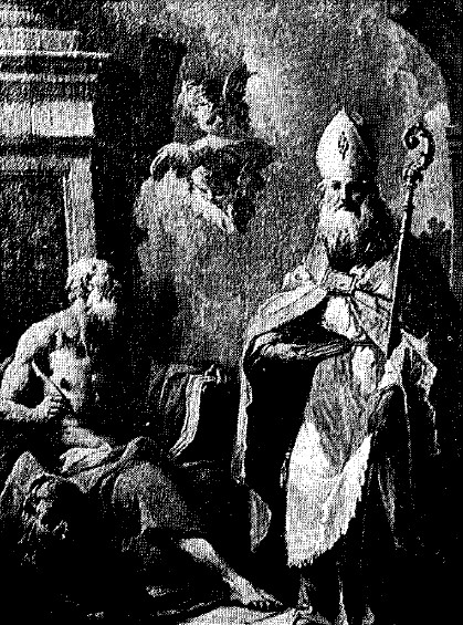 Agostino e san Gerolamo