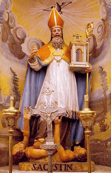 Sant'Agostino vescovo e Dottore della Chiesa