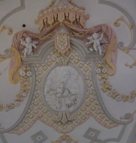 Sant'Agostino cardioforo nella Chiesa parrocchiale di Mülln, Salisburgo