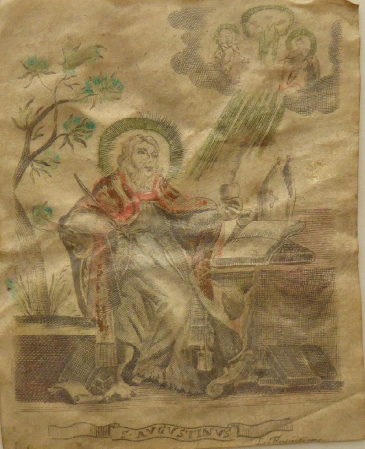 Sant'Agostino cardioforo allo scrittoio