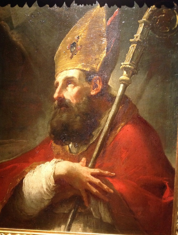 Sant'Agostino vescovo in estasi