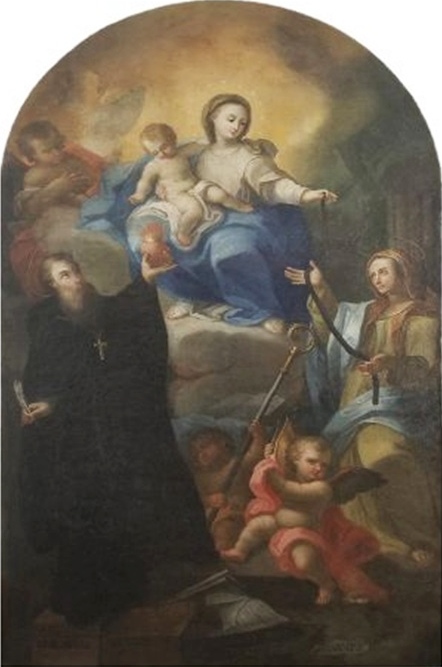 Madonna della cintura con i santi Agostino e Monica