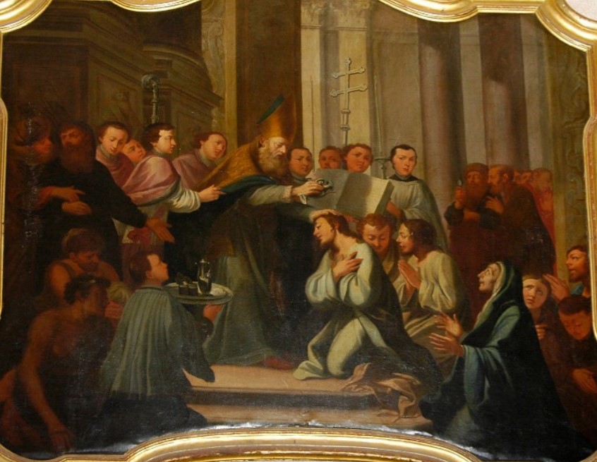 Il battesimo di Agostino