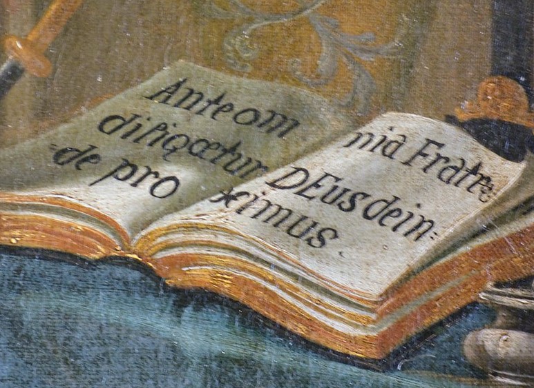 Particolare dell'incipit della Regola