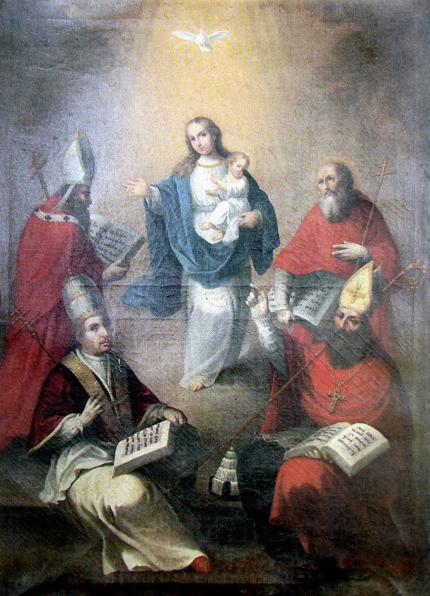 La Vergine e i Dottori della Chiesa