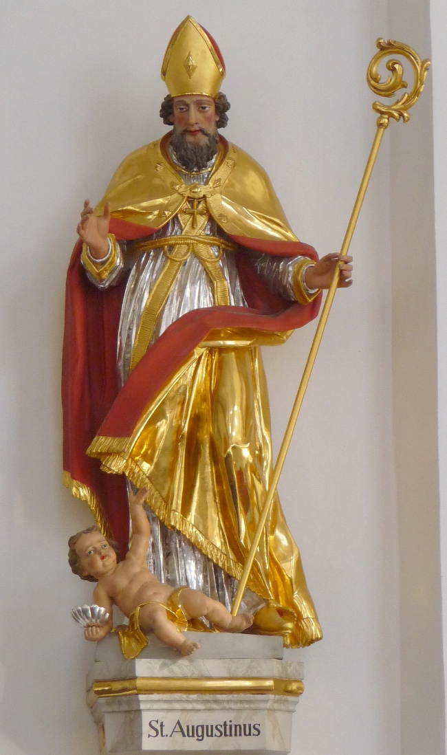 Sant'Agostino e il bambino sulla spiaggia