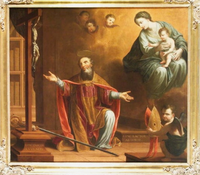 Agostino tra il sangue di Cristo e il latte della Vergine