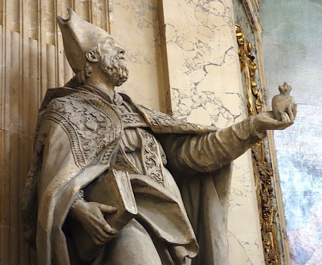 Sant'Agostino vescovo e cardioforo