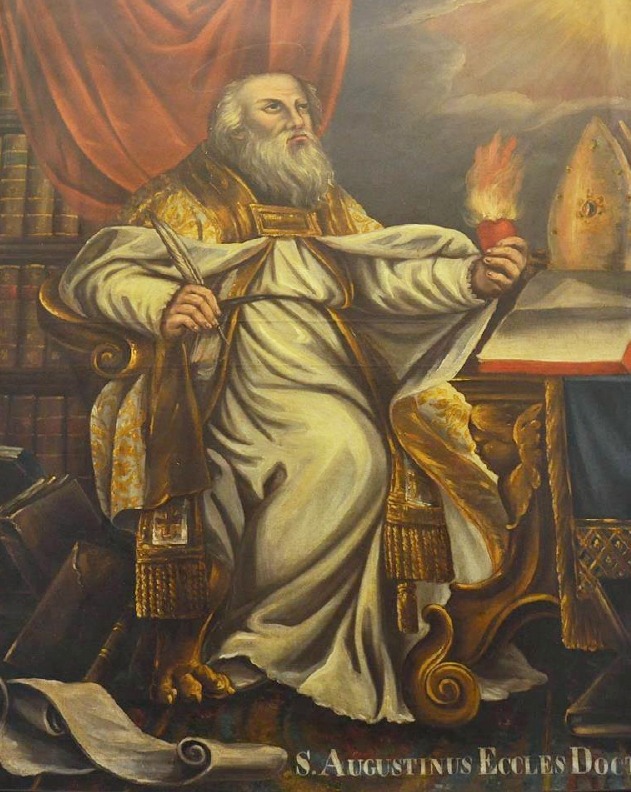 Sant'Agostino cardioforo vescovo e Dottore della Chiesa